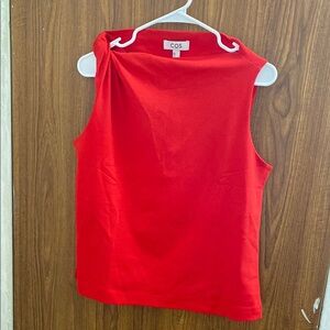 COS Red Sleeveless Tank Top